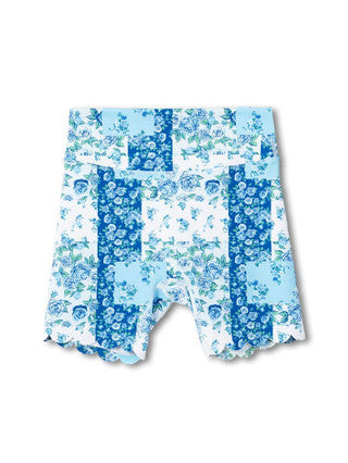 Annie's Scalloped Spandex Biker Shorts