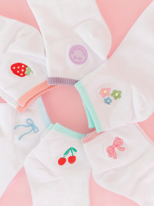 Embroidered Ankle Socks