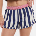 Jenn's Hidden Contrast Striped Shorts