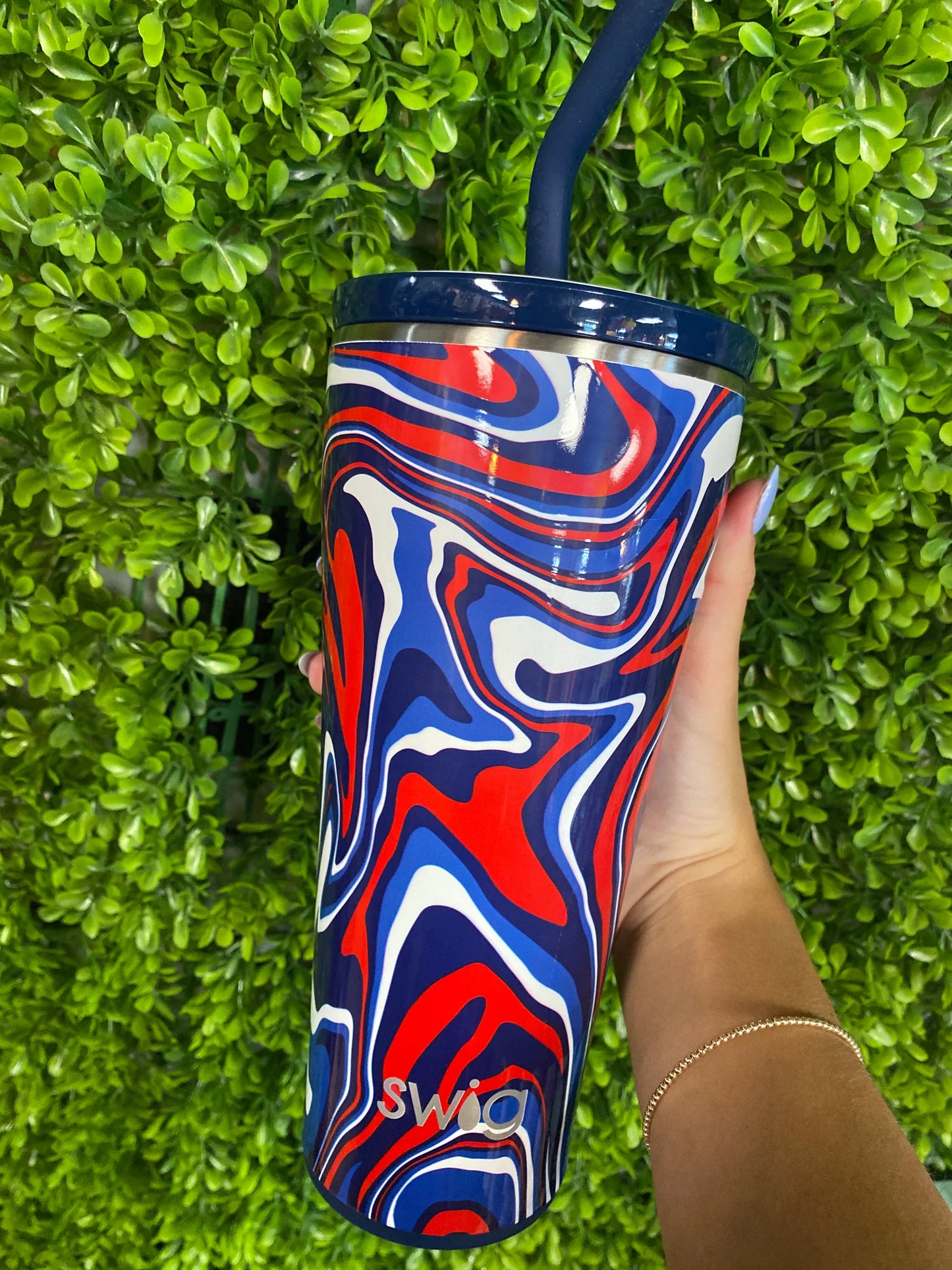 Red White Blue Lagoon 32oz Tumbler