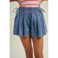 Donna's Pleated Denim Shorts