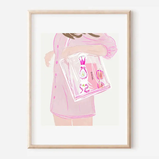 Shopping In Style Art Print- 11x14