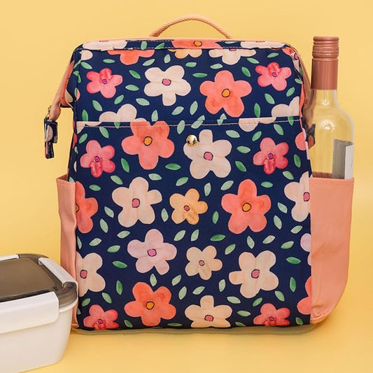 Still Mill and Co. Flower Backpack Cooler