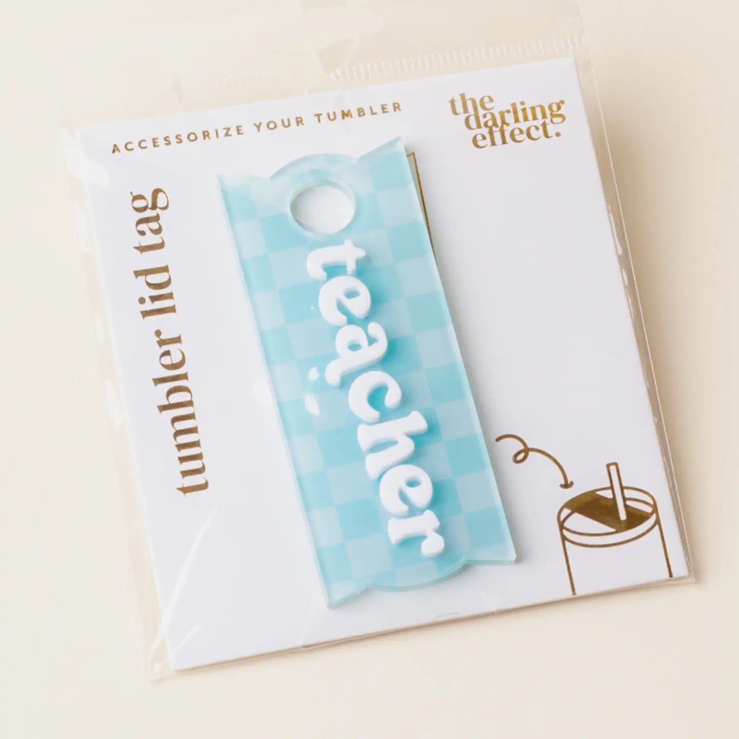 Tumbler Lid Tag