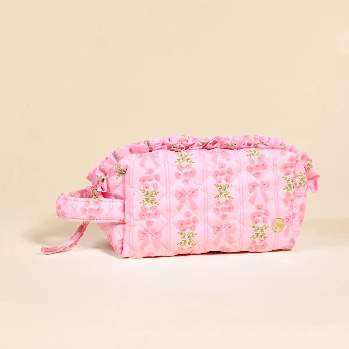 Essentials Quilted Cosmetic Pouch