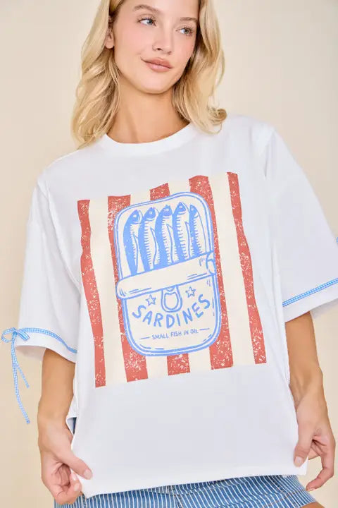 Vintage Sardines Graphic Tee
